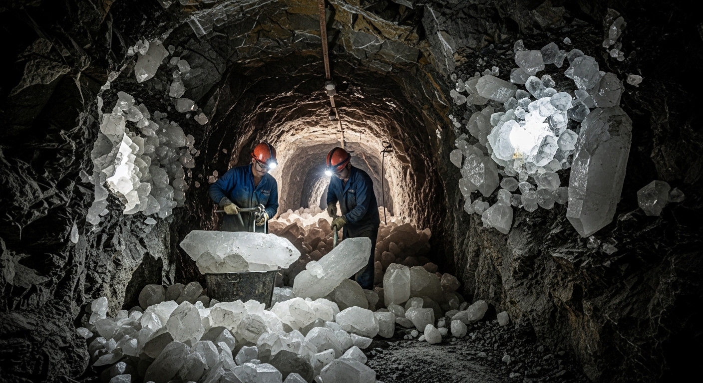 Quartz Capital of the World near Spruce Pine, NC